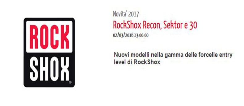 RockShox Recon, Sektor e 30